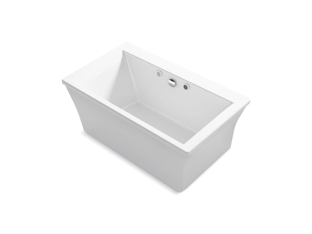 Stargaze® 60" X 34" Freestanding Heated Bubblemassage™ Air Bath With Bask® Heated Surface And Fluted Shroud