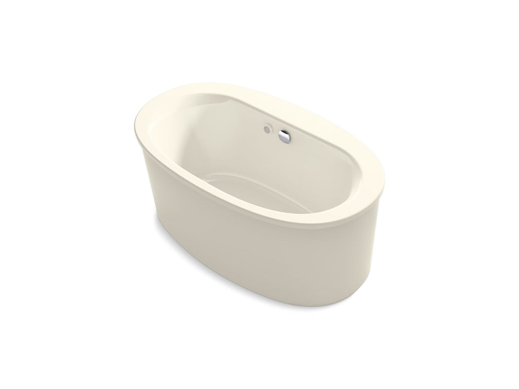Sunstruck® 60-1/2" X 34-1/2" Freestanding Heated Bubblemassage™ Air Bath With Straight Shroud