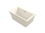 Stargaze® 60" X 34" Freestanding Heated Bubblemassage™ Air Bath With Fluted Shroud