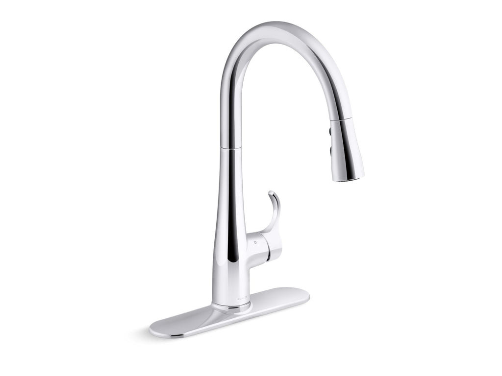 Simplice® Touchless Pull-Down Kitchen Sink Faucet With Three-Function Sprayhead