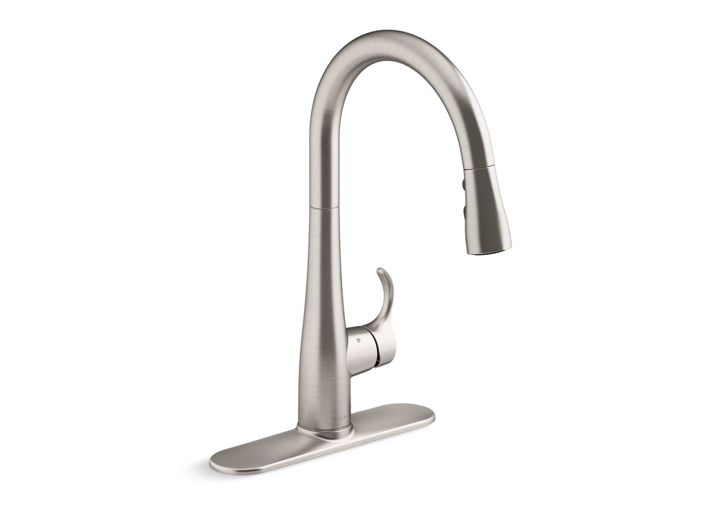 Simplice® Touchless Pull-Down Kitchen Sink Faucet With Three-Function Sprayhead