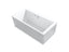 Stargaze® 72" X 36" Freestanding Heated Bubblemassage™ Air Bath With Straight Shroud
