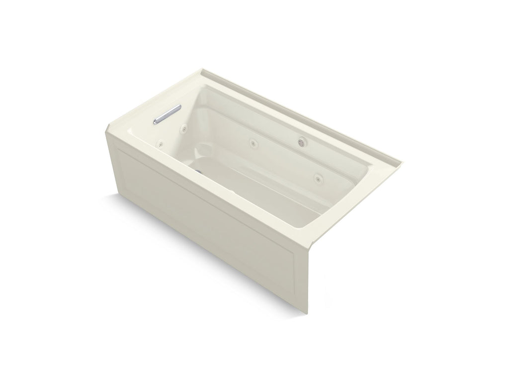 Archer® 60" X 32" Alcove Heated Bubblemassage™ Air Bath And Whirlpool, Left Drain