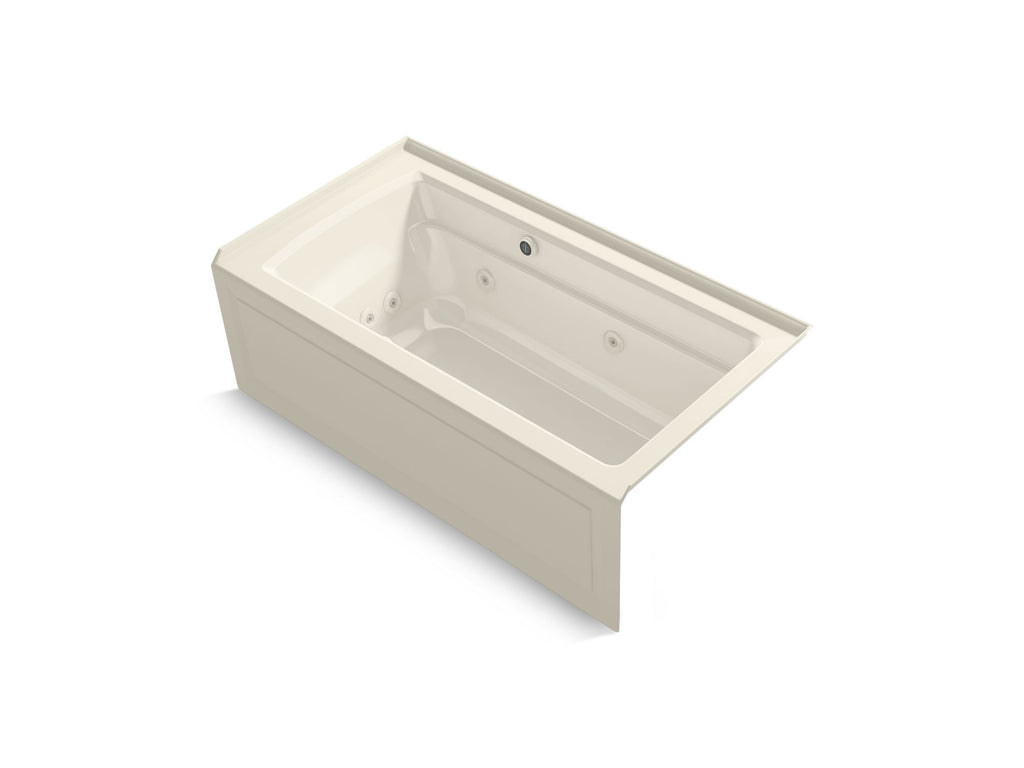 Archer® 60" X 32" Alcove Heated Bubblemassage™ Air Bath And Whirlpool, Right Drain