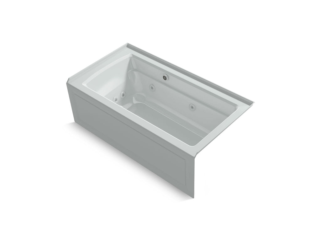 Archer® 60" X 32" Alcove Heated Bubblemassage™ Air Bath And Whirlpool, Right Drain