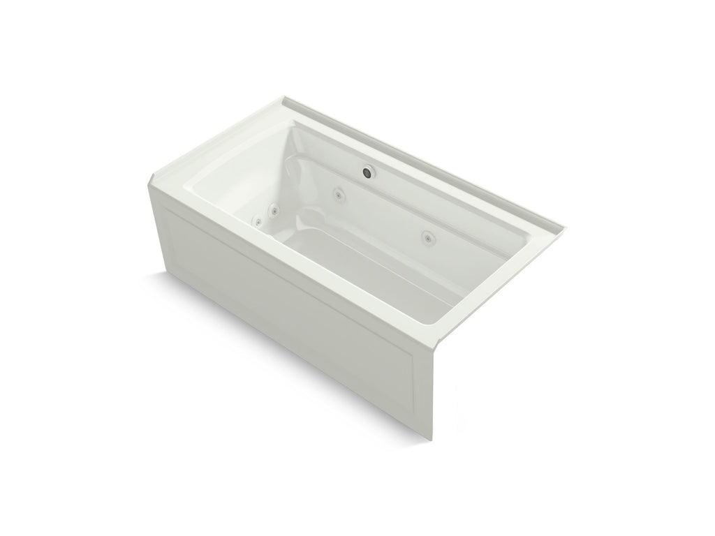 Archer® 60" X 32" Alcove Heated Bubblemassage™ Air Bath And Whirlpool, Right Drain