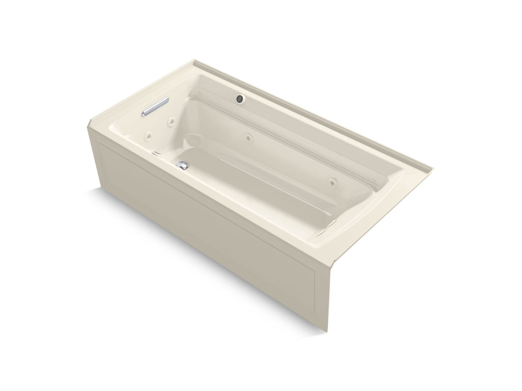 Archer® 72" X 36" Alcove Heated Bubblemassage™ Air Bath And Whirlpool, Left Drain
