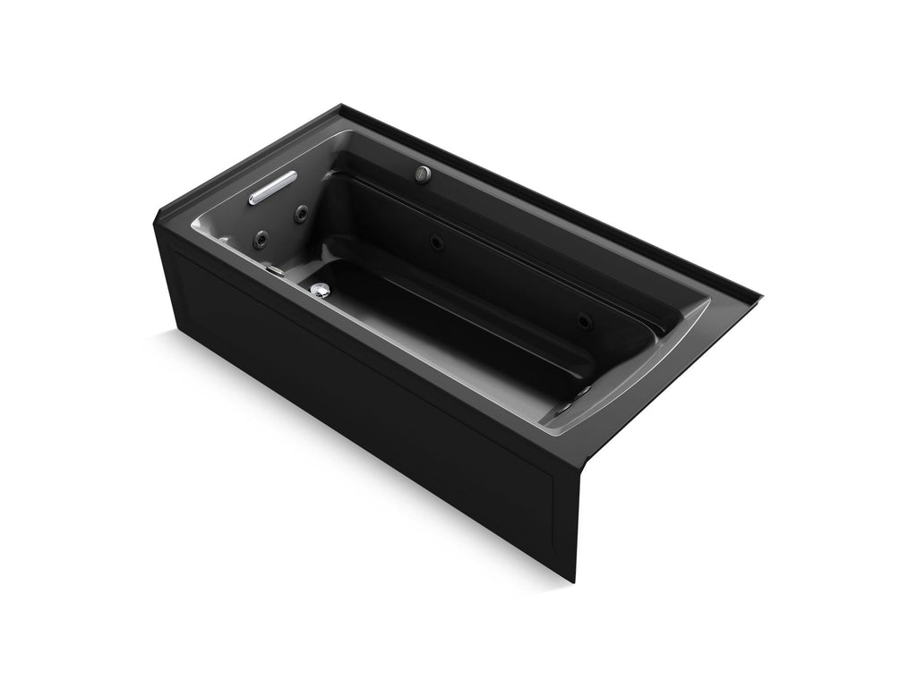Archer® 72" X 36" Alcove Heated Bubblemassage™ Air Bath And Whirlpool, Left Drain