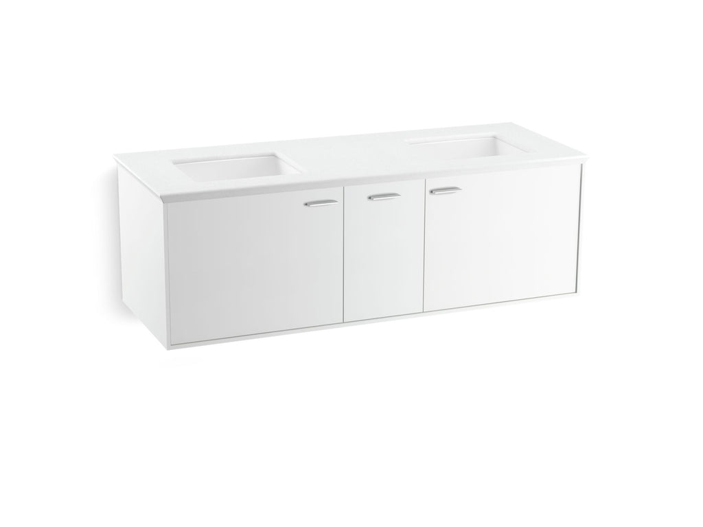 Jute® 60" Wall-Hung Bathroom Vanity Cabinet