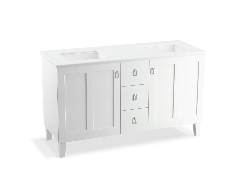 Poplin® 60" Bathroom Vanity Cabinet