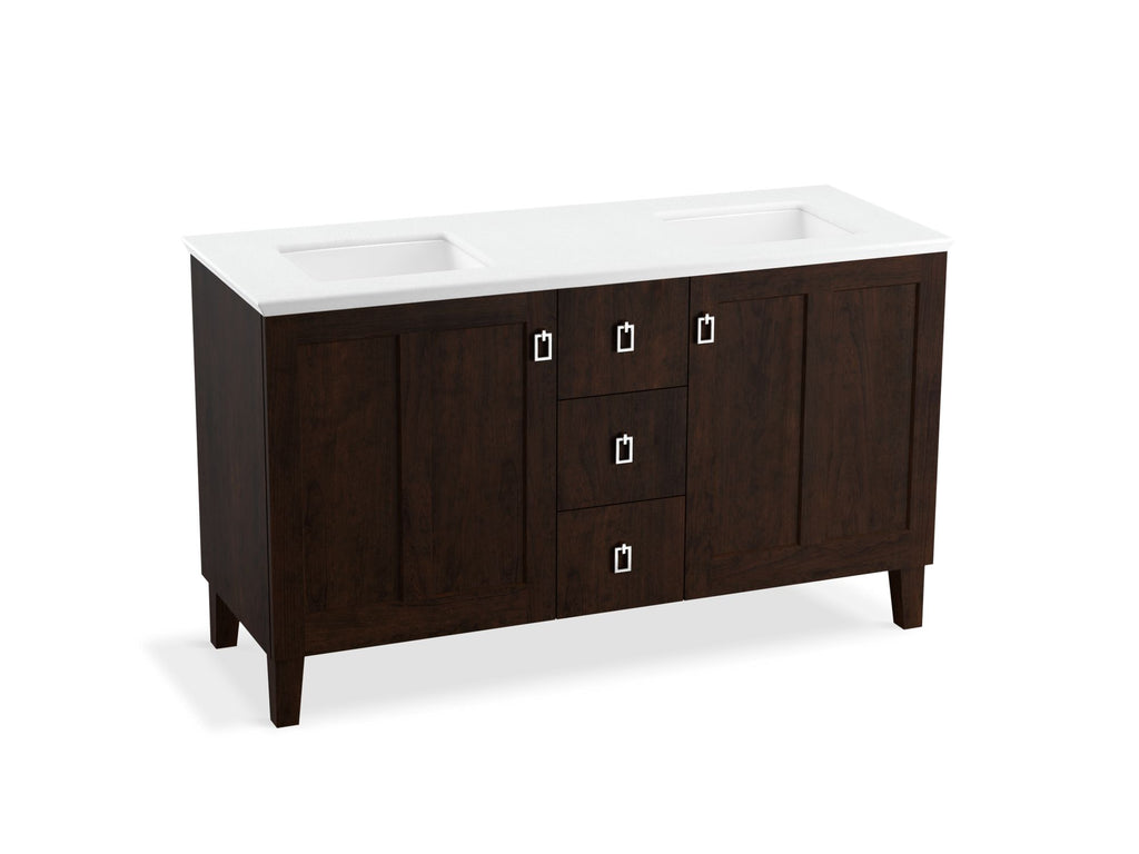 Poplin® 60" Bathroom Vanity Cabinet