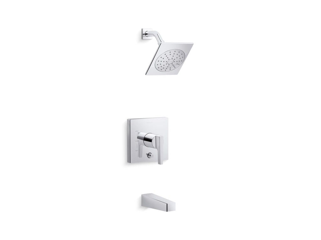 Honesty® Rite-Temp® Bath And Shower Trim Kit With Push-Button Diverter, 1.75 Gpm