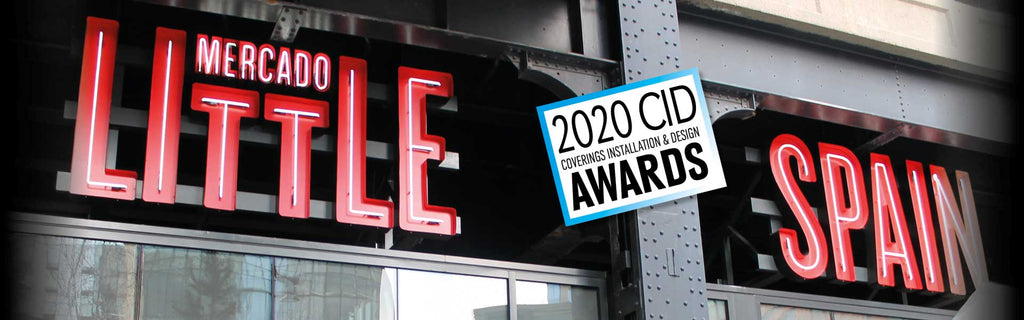 Mercado Little Spain wins the award for Best Commercial Tile Design at the CID Awards 2020