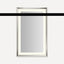 Vitality Sculpt Lighted Mirror 27” x 43”