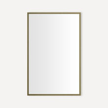 Thin Framed Metal Mirror 20" x 30" x 1-3/4"