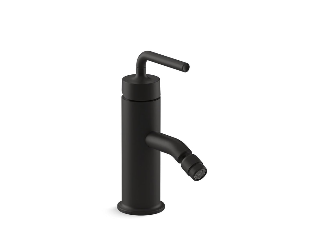 Purist® Horizontal Swivel Spray Aerator Bidet Faucet With Straight Lever Handle
