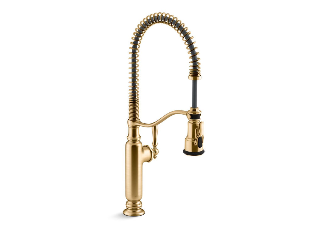 Tournant® Semi-Professional Kitchen Sink Faucet With Three-Function Sprayhead