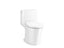 Veil® One-Piece Elongated Toilet With Skirted Trapway, Dual-Flush