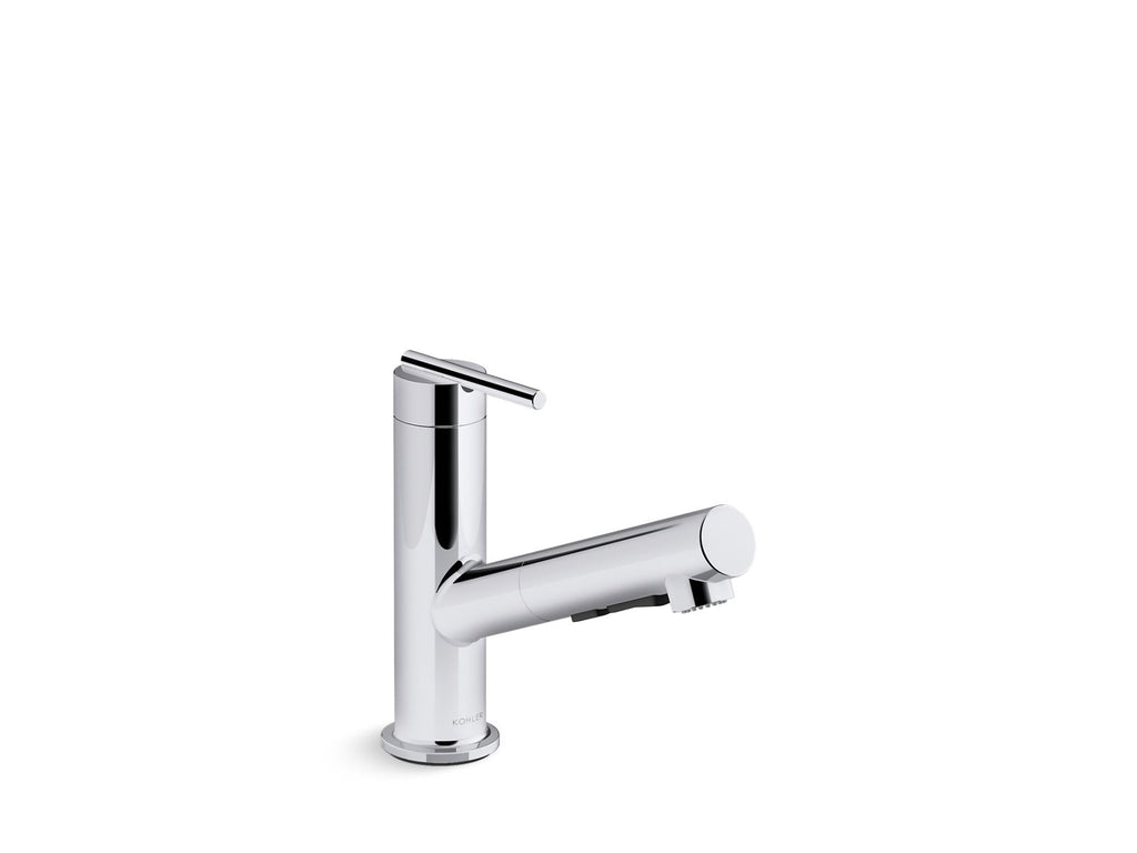 Crue® Pull-Out Kitchen Sink Faucet With Three-Function Sprayhead