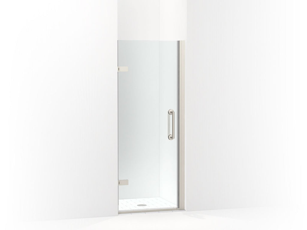 Components™ Frameless Pivot Shower Door, 71-5/8" H X 27-5/8 - 28-3/8" W, With 3/8" Thick Crystal Clear Glass