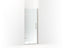 Composed® Frameless Pivot Shower Door, 71-5/8" H X 29-5/8 - 30-3/8" W, With 3/8" Thick Crystal Clear Glass
