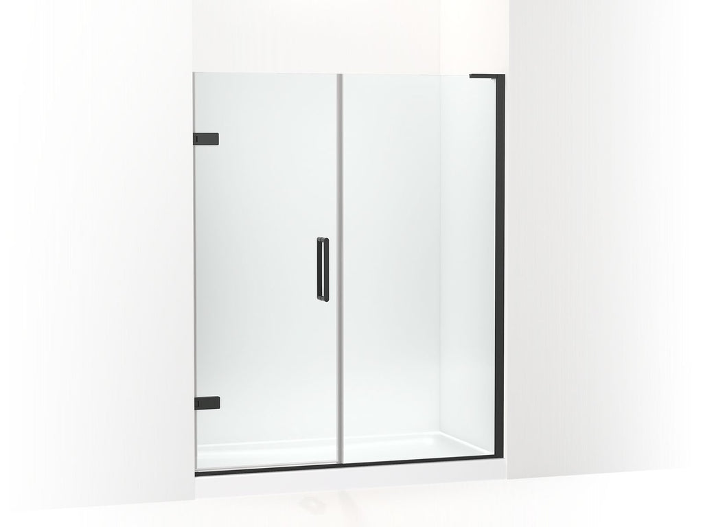 Composed™ Frameless Pivot Shower Door, 71-3/4" H X 57-1/4 - 58" W, With 3/8" Thick Crystal Clear Glass