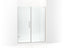 Composed® 71-3/4" H Pivot Shower Door With 3/8"-Thick Glass