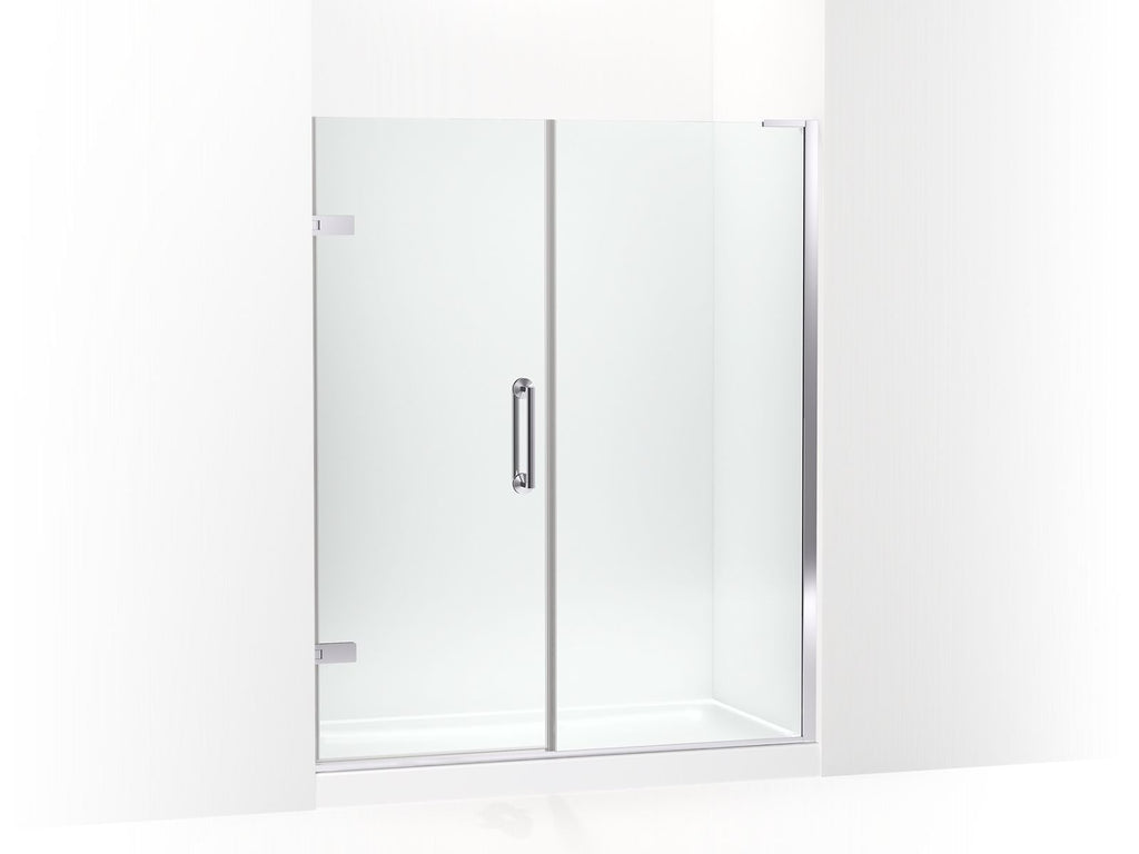 Composed® 71-3/4" H Pivot Shower Door With 3/8"-Thick Glass