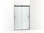 Levity® Sliding Shower Door, 74" H X 43-5/8 - 47-5/8" W, With 1/4" Thick Frosted Glass
