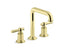 Central Park West® Deck-Mount Bath Faucet, Lever Handles