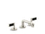 One™ Sink Faucet, Low Spout, Nero Marquina Handles