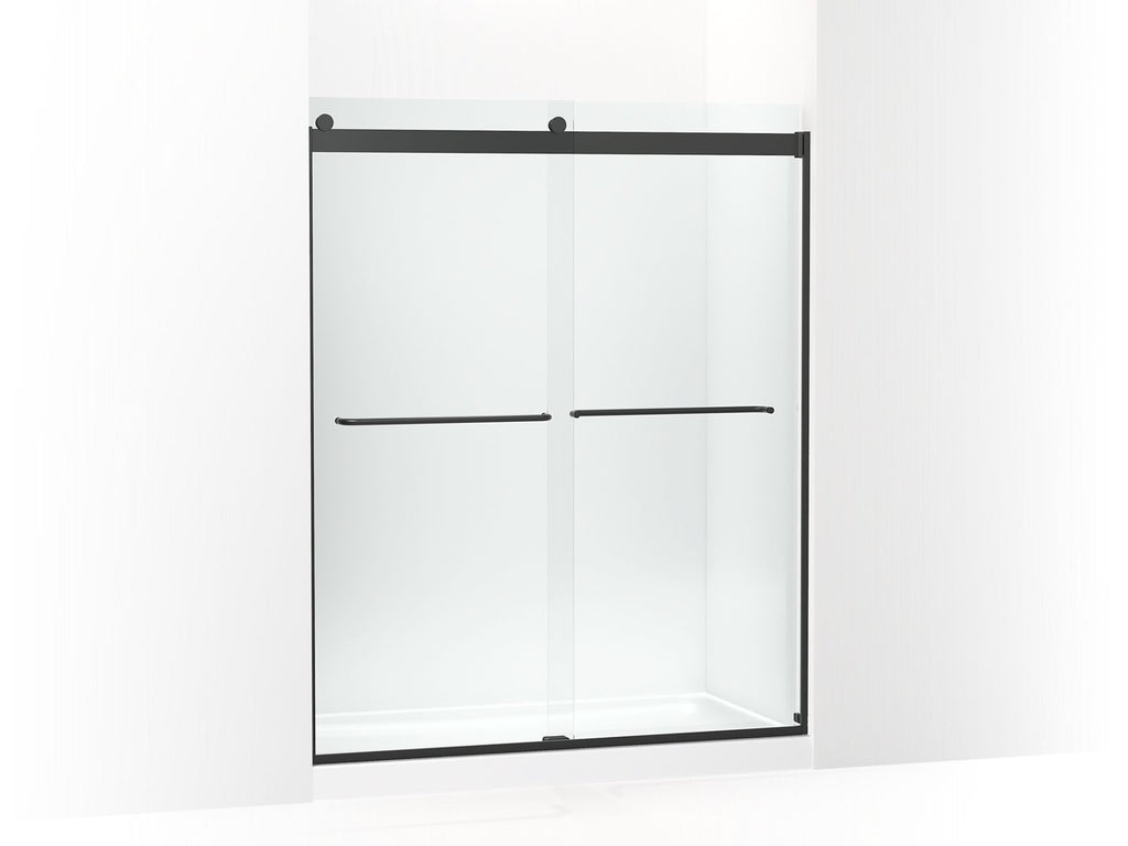 Levity® 74" H Sliding Shower Door With 1/4"-Thick Glass