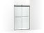 Levity® Sliding Shower Door, 74" H X 44-5/8 - 47-5/8" W, With 1/4" Thick Frosted Glass