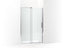 Echelon® Sliding Shower Door, 71-3/4" H X 43-3/4 - 47-3/4" W, With 5/16" Thick Crystal Clear Glass