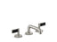 One™ Sink Faucet, Low Spout, Nero Marquina Handles