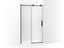 Composed™ Sliding Shower Door, 78" H X 44-1/8 - 47-7/8" W, With 3/8" Thick Crystal Clear Glass