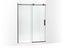 Composed™ Sliding Shower Door, 78" H X 56-1/8 - 59-7/8" W, With 3/8" Thick Crystal Clear Glass