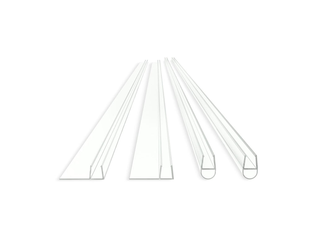 Sliding Bath Or Shower Door Seal Kit For 1/4"-Thick Glass