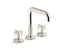 One™ Deck-Mount Bath Faucet, Cross Handles