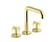 One™ Deck-Mount Bath Faucet, Cross Handles