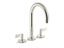 One™ Deck-Mount Bath Faucet, Gooseneck Spout, Lever Handles