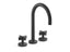 One™ Deck-Mount Bath Faucet, Gooseneck Spout, Cross Handles