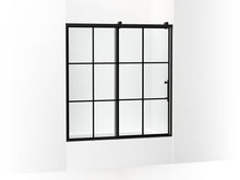 Rely® 62-1/2" H Sliding Bath Door With 3/8"-Thick Glass