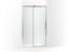 Rely® 77" H Sliding Shower Door With 3/8"-Thick Glass