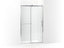 Rely® 77" H Sliding Shower Door With 3/8"-Thick Glass