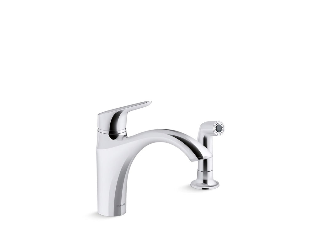 Rival® Single-Handle Kitchen Sink Faucet With Side Sprayer
