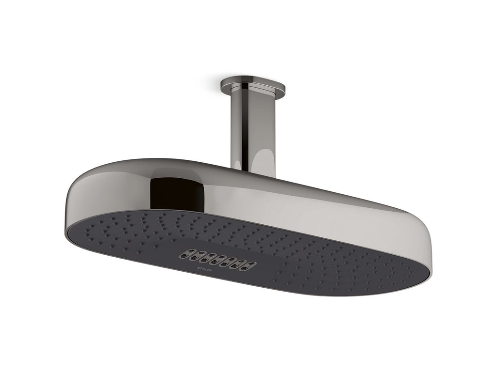 Statement® Oblong 18" Two-Function Rainhead, 2.5 Gpm