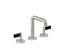 One™ Sink Faucet, Tall Spout, Nero Marquina Handles