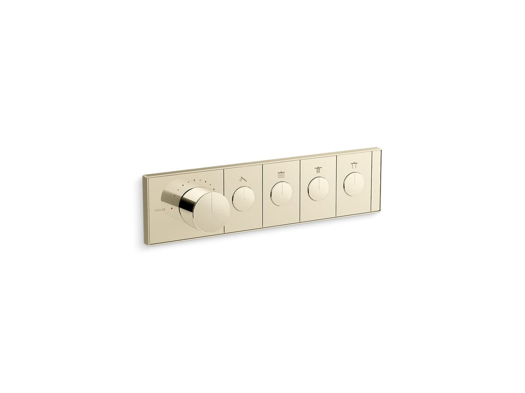 Anthem™ Four-Outlet Recessed Mechanical Thermostatic Valve Control