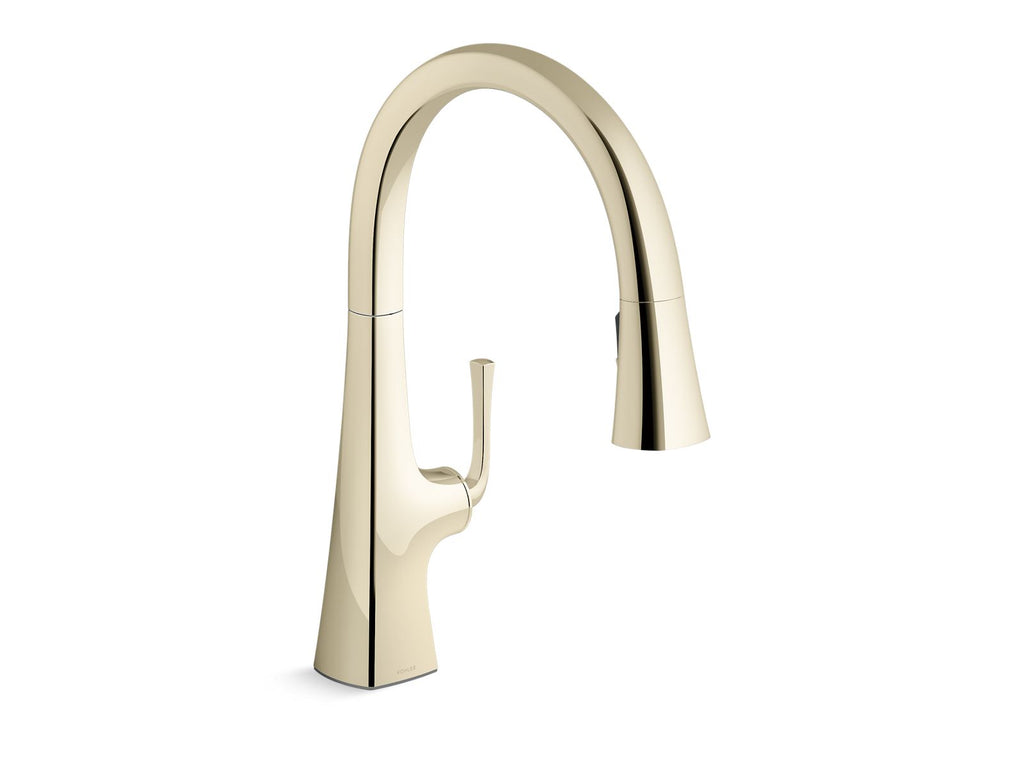 Graze® Pull-Down Kitchen Sink Faucet With Three-Function Sprayhead